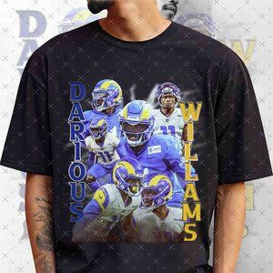 Vintage 90s Darious Williams Bootleg Rap Tee, Retro Darious Willi Football Shirt